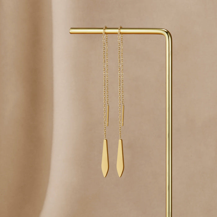 Gold Dakota Tassel Earrings